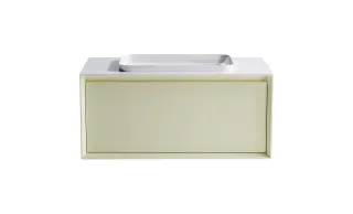 Тумба с раковиной Astra-Form Фрейм 4631177713958 100 см бежевый матовый